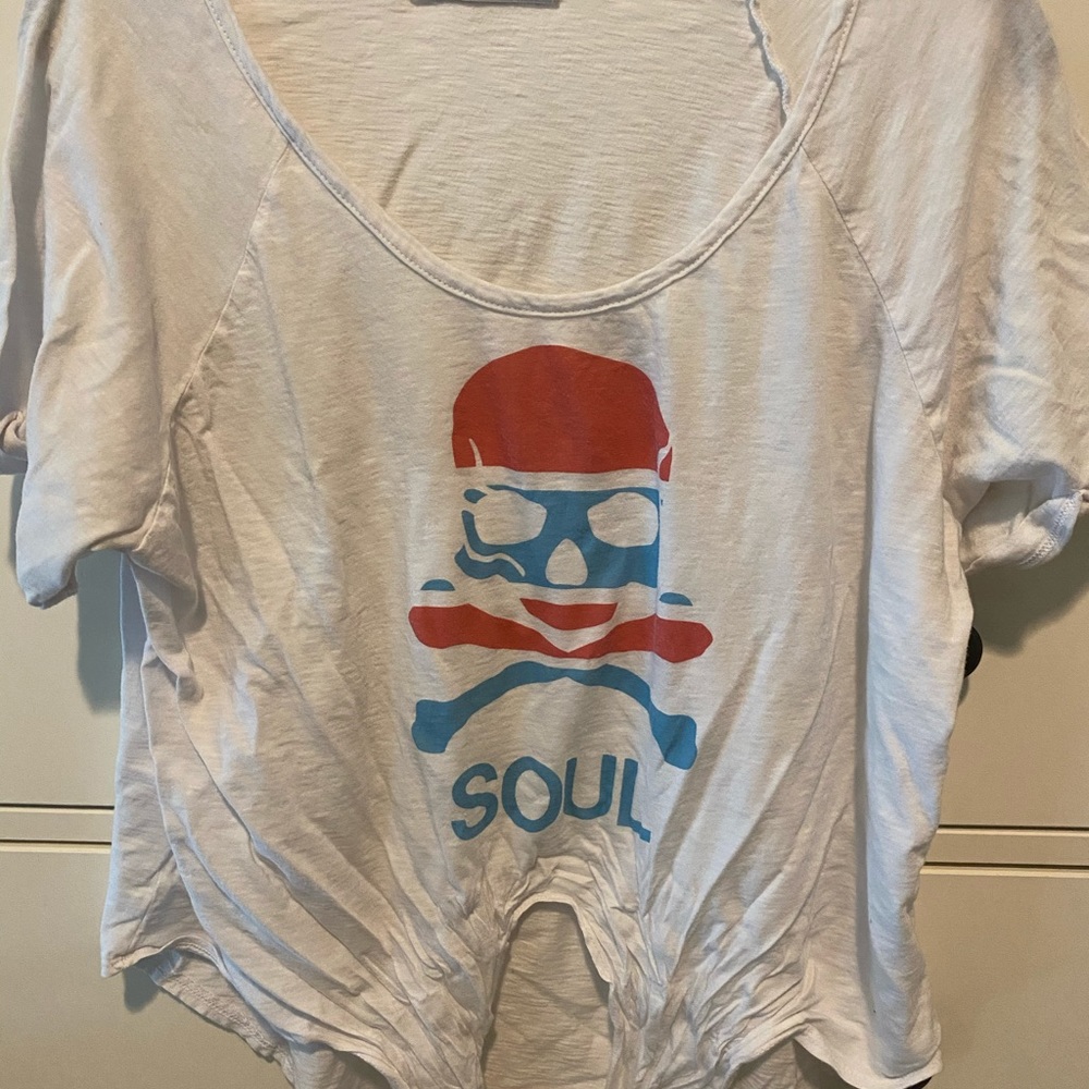 💥SOULCYCLE Tie Front Crop💥